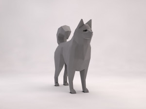origami---dog 3D Модель