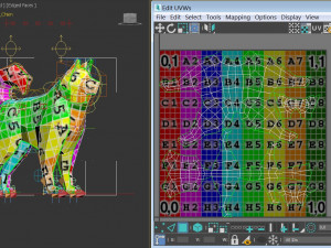 origami---dog setup Modelo 3D