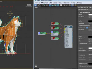 origami---dog setup 3D Model
