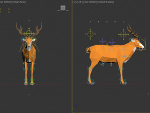 origami---deer setup Model 3D