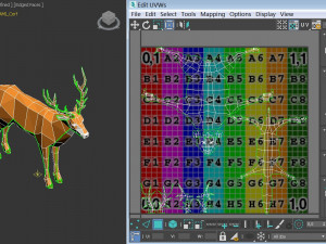 origami---deer setup Model 3D