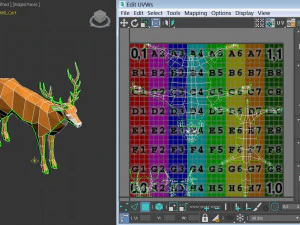 origami --- configura&ccedil;&atilde;o de cervo Modelo 3D