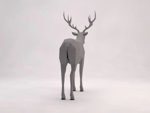 origami---deer 3D Model