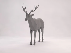 origami---deer 3D Model