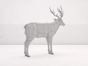 origami---deer 3D Model