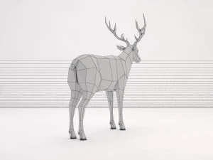 origami---deer 3D Model