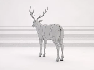 origami---deer 3D Model
