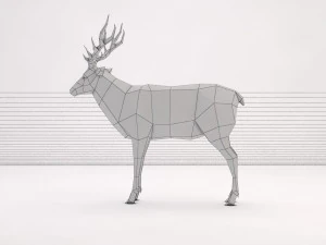 origami---deer 3D Model