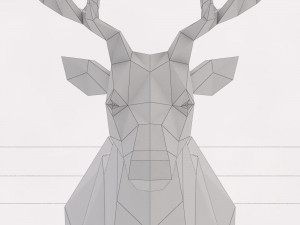 origami---deer 3D Модель