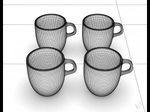 чашка с принтом --- 006 3D Принт Модель