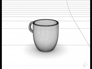 чашка с принтом --- 006 3D Принт Модель