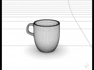 чашка с принтом --- 006 3D Принт Модель