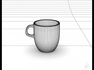 чашка с принтом --- 006 3D Принт Модель