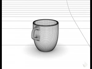 чашка с принтом --- 006 3D Принт Модель