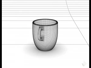 чашка с принтом --- 006 3D Принт Модель