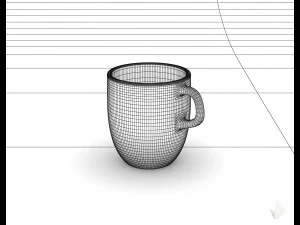 чашка с принтом --- 006 3D Принт Модель