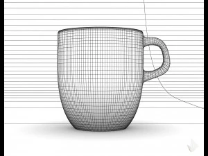 чашка с принтом --- 006 3D Принт Модель