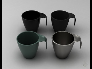 print cup---009 Modèles 3D en vedette
