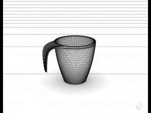 print cup---009 Modèles 3D en vedette