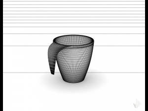 print cup---009 Modèles 3D en vedette