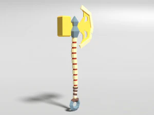 axe of bones 3D Model
