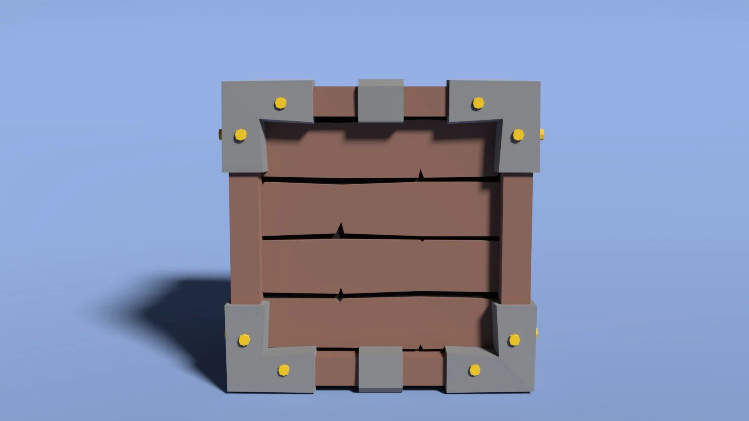 box of wood 3D Model .c4d .max .obj .3ds .fbx .stl .blend 