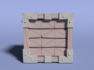 box of wood 3D Model