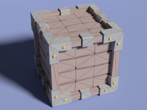 box of wood 3D Model