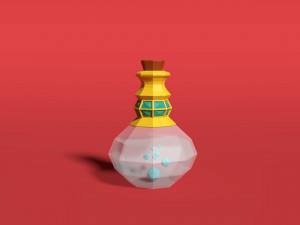 potion fantasy 3D मॉडल