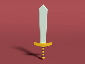 sword basic game 3D Model