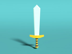 sword basic game 3D Model
