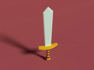 sword basic game 3D Model