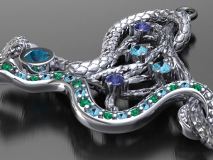 snakes flory 3D Print Model