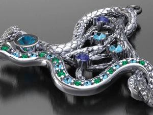 snakes flory 3D Print Model