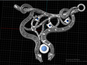 snakes flory 3D Print Model