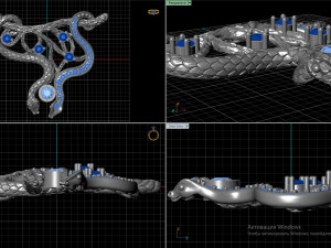 snakes flory 3D Print Model