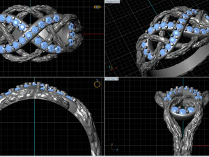 Infinity ring 3D Print Model