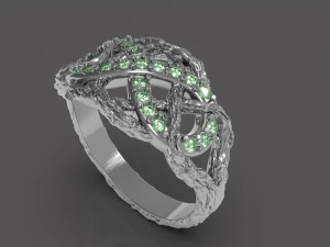 Infinity ring 3D Print Model