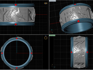 rings spinner fenrir 3D Принт Модель