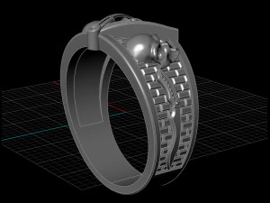 masonic ring 3D Print Model