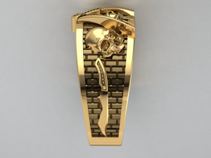 masonic ring 3D Print Model