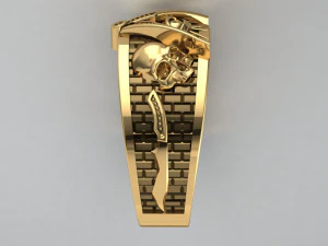 masonic ring 3D Print Model