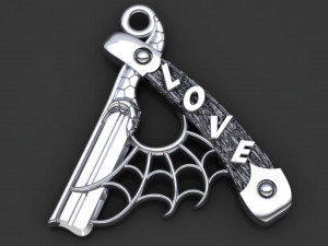 pendant straight razor 3D Принт Модель