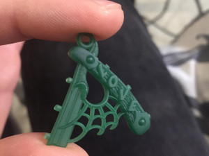 pendant straight razor 3D Print Model