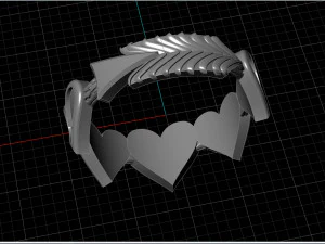 enamel ring for woman 3D Print Model