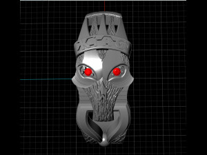 ring for man king mask 3D प्रिंट मॉडल