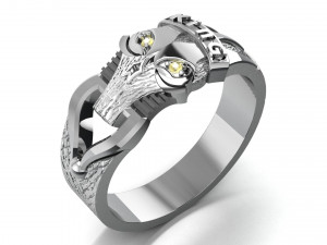 ring for man king mask 3D प्रिंट मॉडल