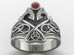 Berserk Noordse ring 3D printmodel