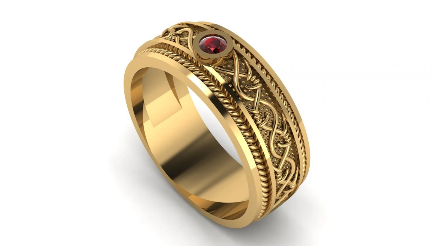 barbed wire ring 3D Print Model .c4d .max .obj .3ds .fbx .stl .blend