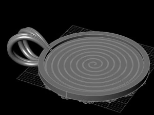 Bear paw pendant 3D Print Model